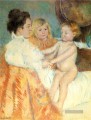 Mutter Sara und dem Baby Gegenbeweis Mütter Kinder Mary Cassatt